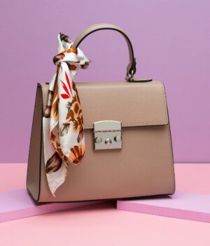 The Cognac Chic Brown Leather Shoulder Bag