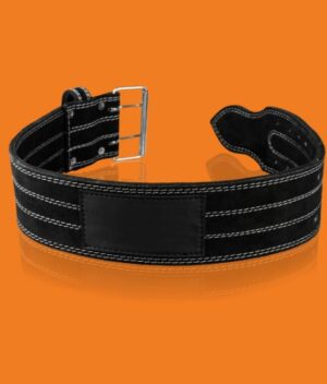 Black Leather Powerlifting Belt